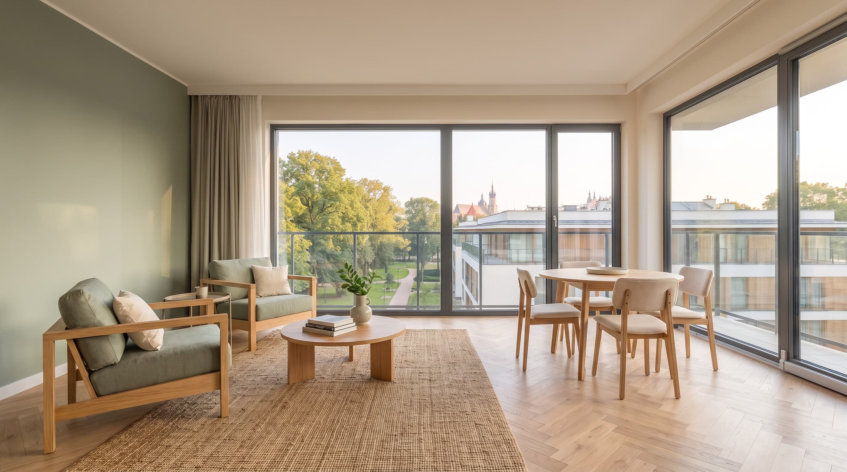 The main view of apartment A43